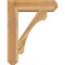 Ekena Millwork Legacy Craftsman Rough Sawn Bracket w/ Offset Brace, Western Red Cedar, 8"W x 28"D x 36"H BKT0806X28X36LEC04RWR - alternate 4